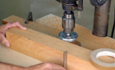 Square billet of wood