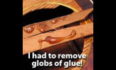 Glue on guitar braces