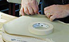 Masking off the back and side