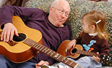 Photo: Dan and baby Kate