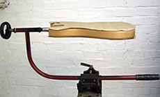 Masked body, ready to spray