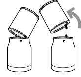 Filling the spray gun