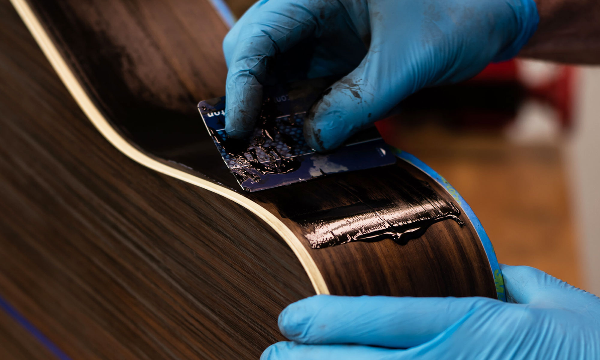 Using ColorTone Powdered Grain Filler