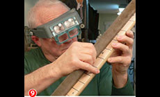 Checking the fingerboard surface