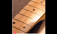 Partial super glue finish