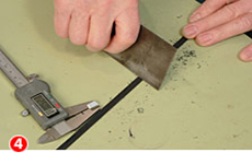 Scraping the binding