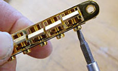 Photo: adjusting the saddles