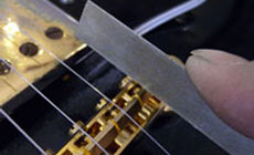 Photo: filing the saddle slot