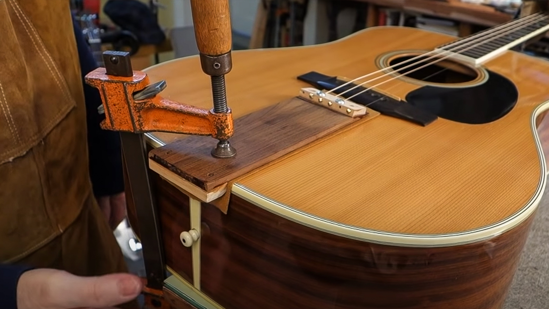 Is this bridge saddle in the right place?