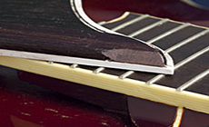 Stiffen the pickguard