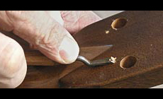 Trimming the plug with a micro-chisel