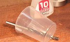 making a glue drip cup