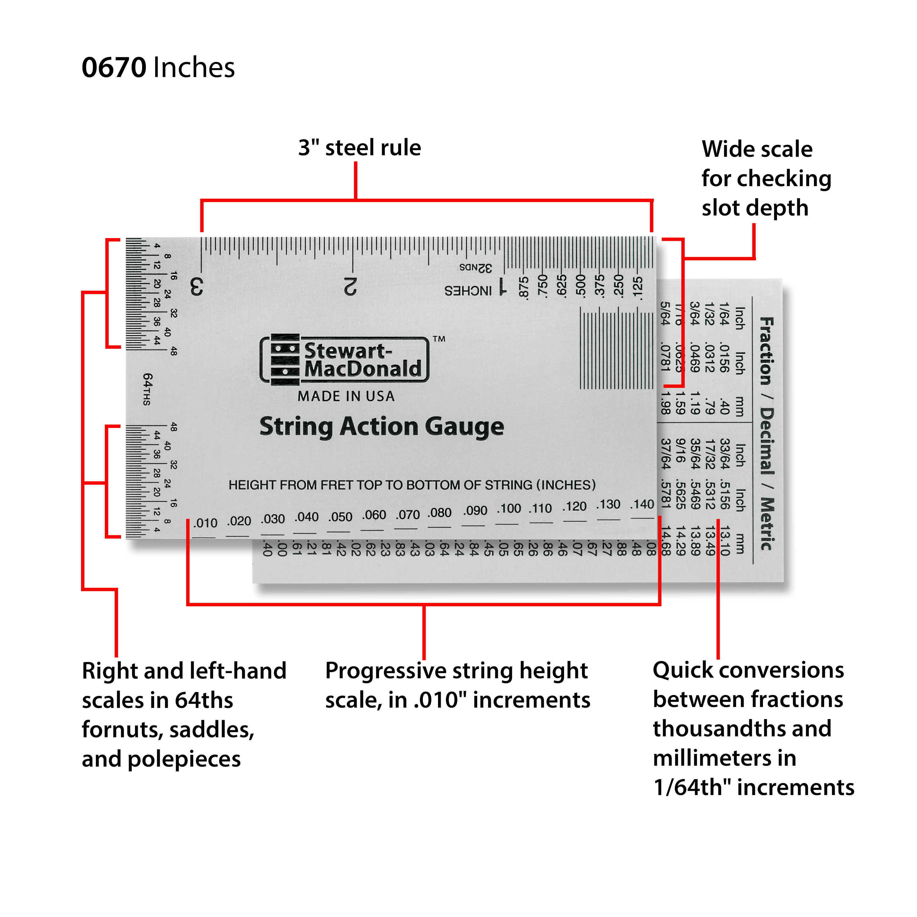 String Action Gauge Instructions