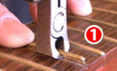 Neck removal step one