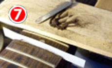 Neck removal step seven