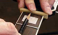 Marking the nut blank