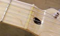 Photo: vintage bone nut for tremolo Strat