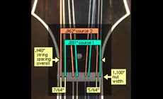 Photo: Red Diamond mandolin spacing