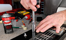 removing the hex nut