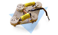 Les Paul wiring removed