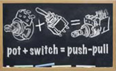 Push-pull pot idea