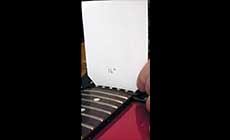 Making a paper radius gauge