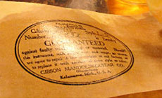 Shellacing the paper