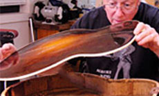 Dan removing guitar back