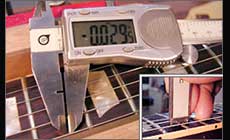 Measure the fret heights