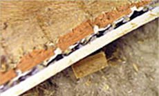 Melted binding in the kerfing