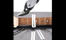 Cutting the fingerboard guard