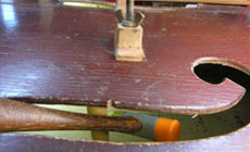 Photo: string bass sound post 2