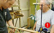 Wrapping a fingerboard step one