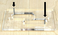 position the pickup template