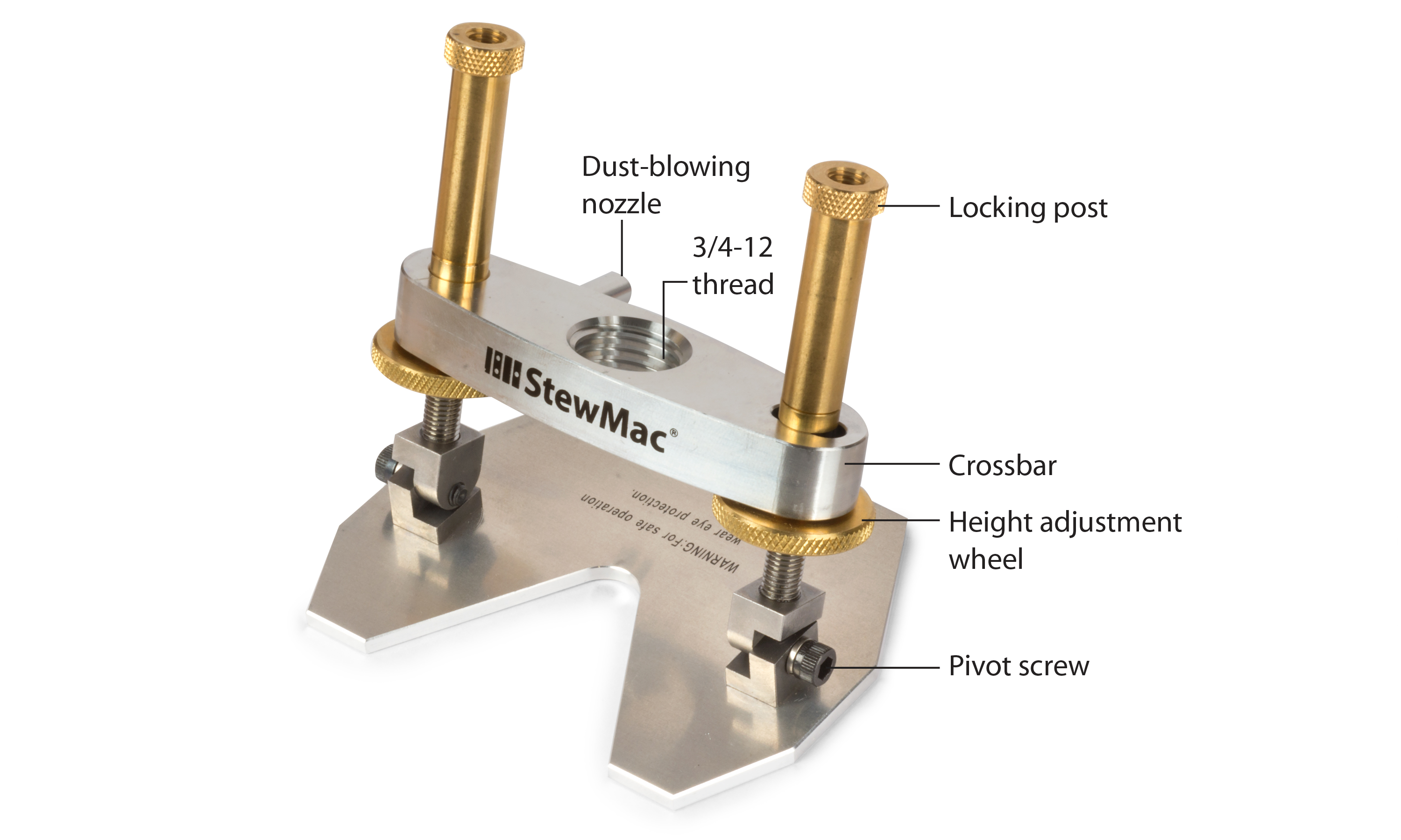 StewMac Tilt Router Base Instructions
