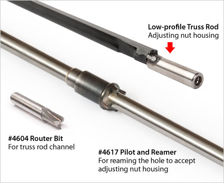 Low Profile Truss Rod and Installation Tools