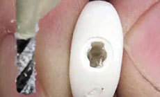 Perfectly cented holes