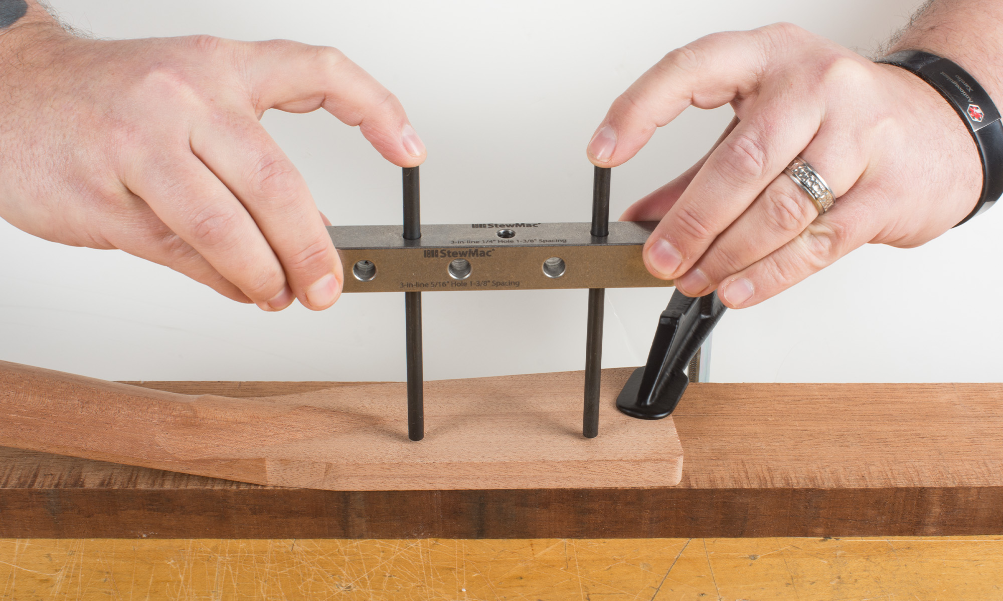 Guitar Tuner Drill Jig Instructions