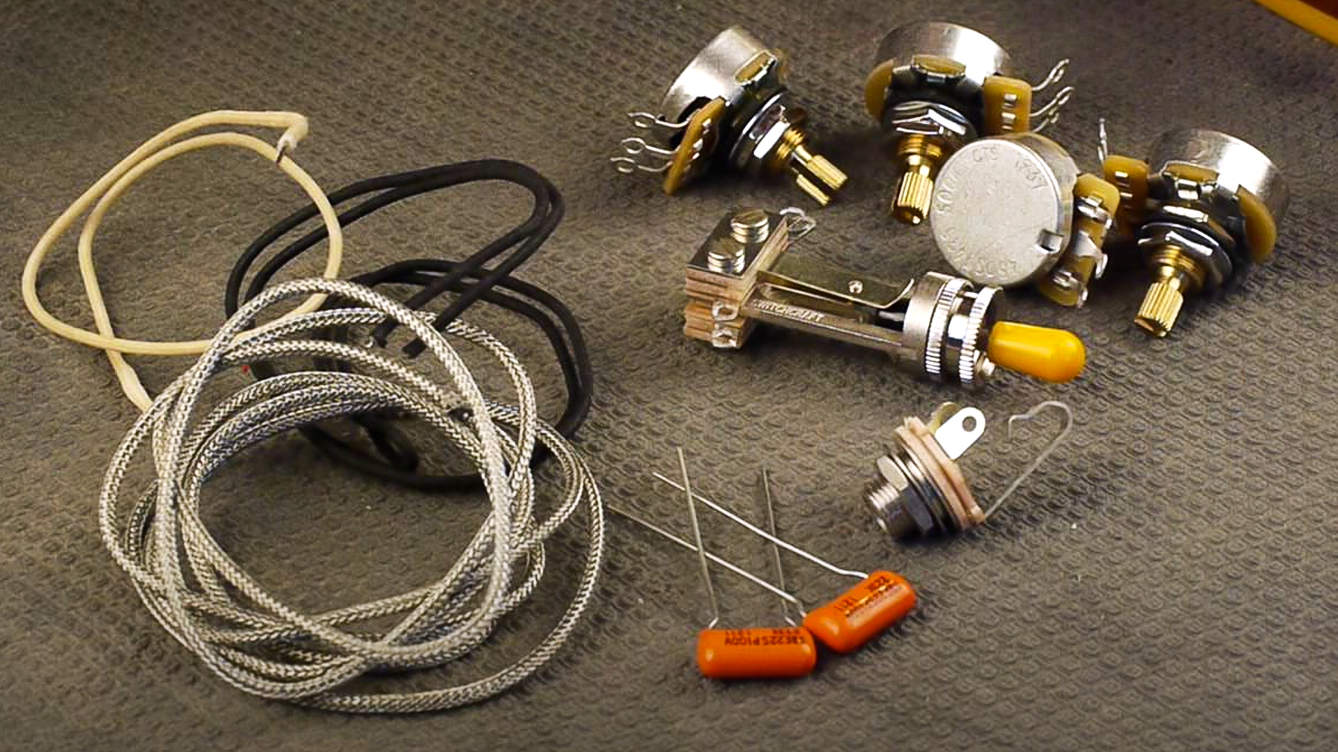 Premium guitar wiring for Gibson Les Paul