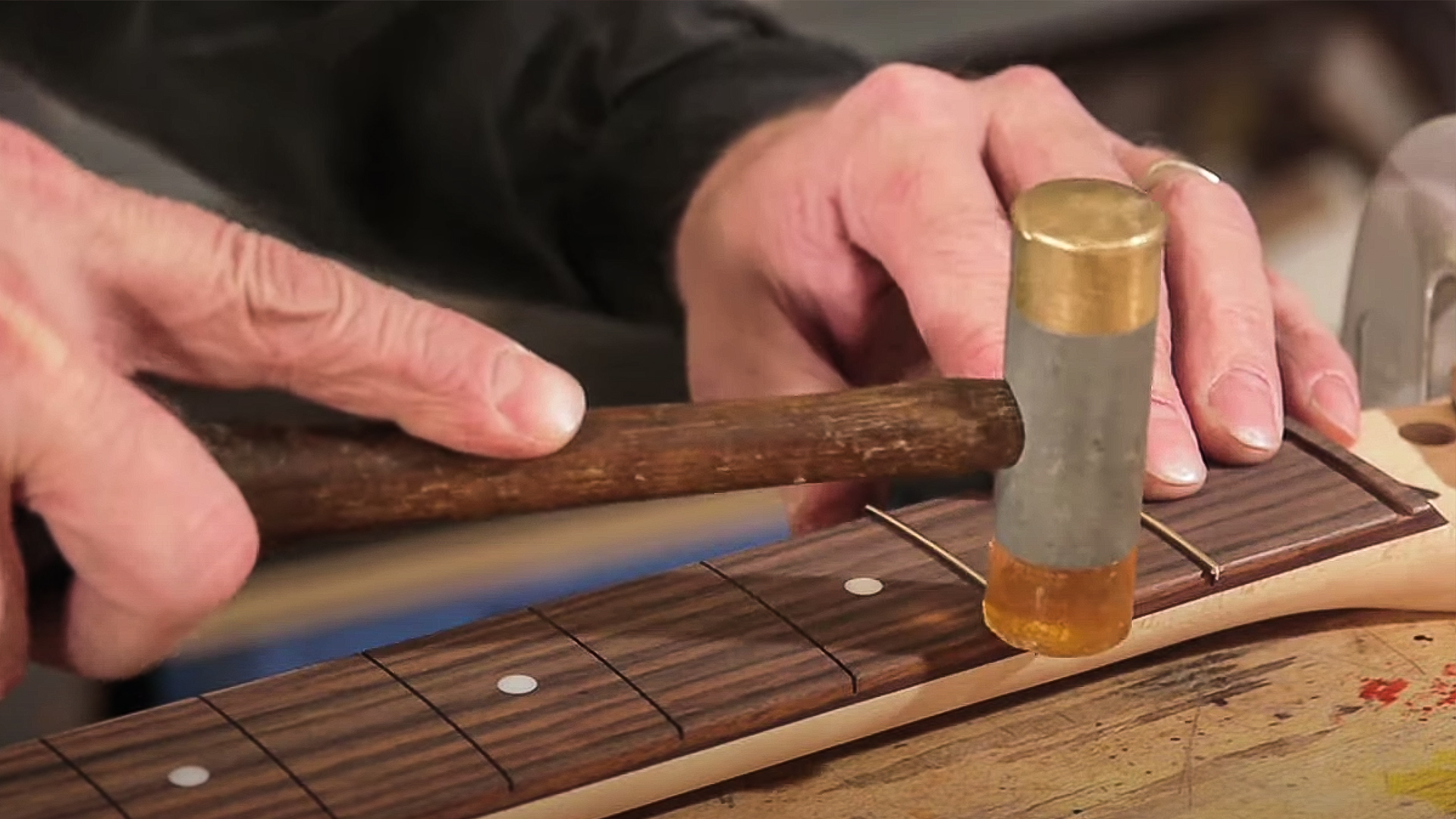 Dual-face Fret Hammer