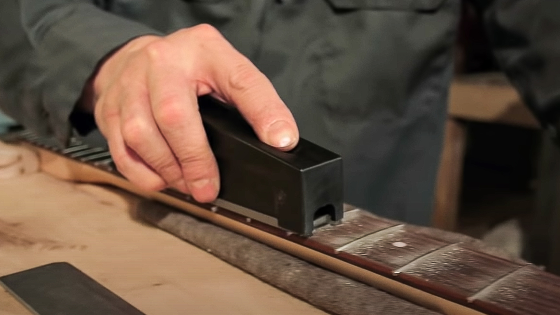 Snap files for leveling and beveling guitar frets