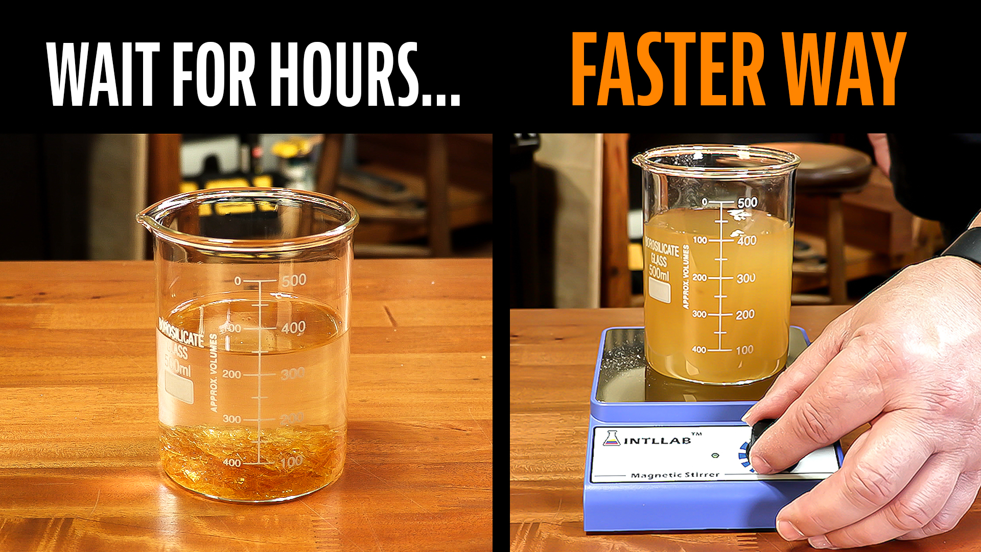 The Fastest and Easiest Way to Mix Fresh Shellac