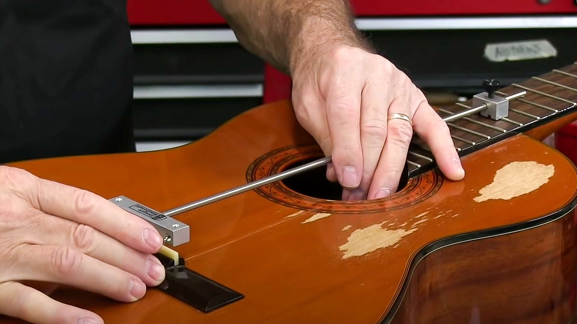 Grain runout made this guitar bridge pop off!