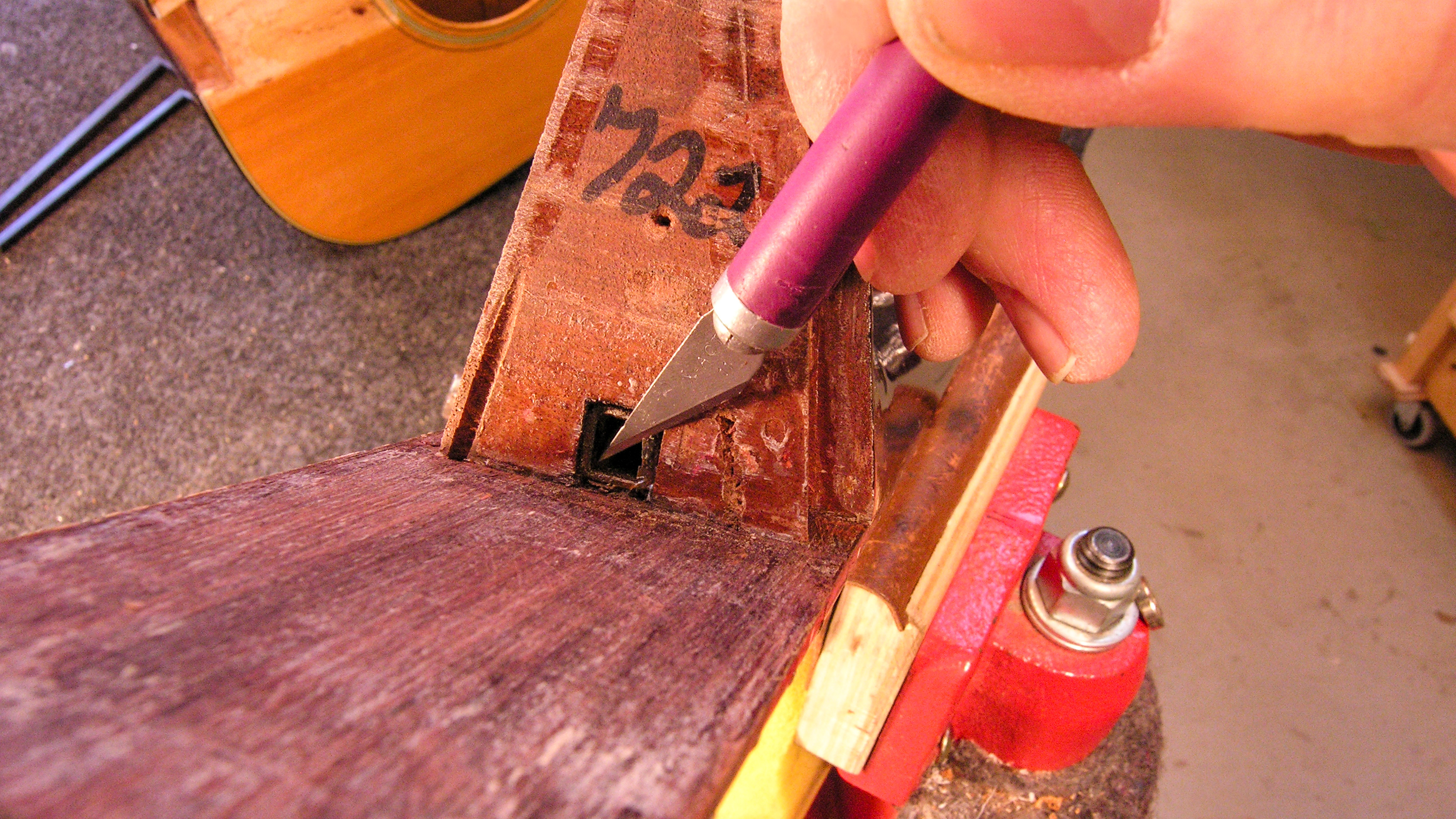 Strengthening a square-tube Martin truss rod